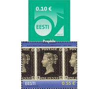 Estonia 840,841 (complete.issue.) unmounted mint/never hinged ** MNH 2015 Horn, Philately (Stamps for collectors) Stamp on stamp