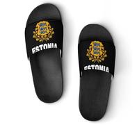 Estonia Estonian National Emblem Unisex Slippers Bath Pool Shower Slide Indoor House Slipper Outdoor Shoes Sandal