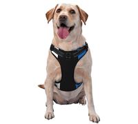 Estonia Flag No Pull Dog Harness Adjustable Reflective Oxford Easy Control Medium Large Dog Harness