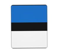Estonia Flag Print Vertical Office Desk Mat Machine Washable Hand Washable Desk Mat for Home Gaming Writing