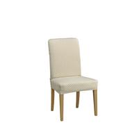 Estoralis | Borneo | Bi-elastic Chair Cover | Super Elastic Fabric C-01 Ecru | Bi-Elastic Chair Cover with Backrest Size 50 x 50 cm. 55 cm Backrest | Quality Protector | Super Adjustable