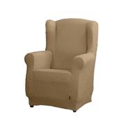 Estoralis Borneo Bi-Elastic Chair Cover Very Elastic Fabric C/06 Beige for Wing Chairs from 70 to 110 cm Quality Protection Super Adjustable