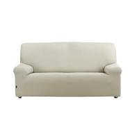Estoralis | Java | Bi-elastic Sofa Cover | Super Elastic Fabric C-01 Ecru | for 4 Seater Sofa from 220 to 260 cm | Quality Protector | Adaptable to All Sofa Types