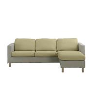 Estoralis Java | Seat and Back Cover Sofa and Armchair Bi-Elastic | Super Elastic Fabric C/ 02 Cream | Size M (Between 50-85 cm x 65-95 cm and 10-20 cm High