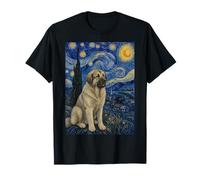 Estrela Mountain Dog Van Gogh Starry Night T-Shirt