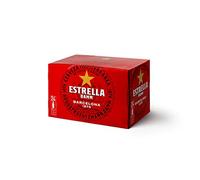 Estrella Damm 24 x 330ml Bottle Pack Premium Spanish Lager