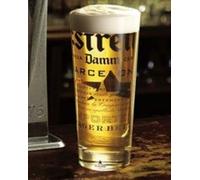 Estrella Damm Half Pint Glasses CE 10OZ / 280ML (Set of 2)