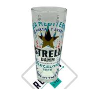 Estrella Damm Pint Glass Nucleated Beer Lager Pint Glass 20oz X1 Roxley Bar Man Cave