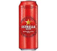 Estrella Damm Premium Lager Barcelona 500ml Cans (24)