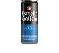 Estrella Galicia 0.0% Spanish Lager 6x330ml Cans