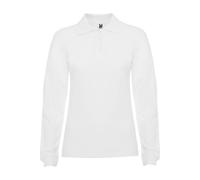 Estrella Long-Sleeved Polo Shirt ROLY White S