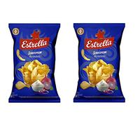 Estrella Potato Chips (Sour Cream and Onion Flavor), 130 g - Pack of 2