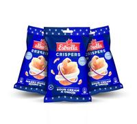 Estrella - Roasted Peanuts in Crispy Coating with Taste of Sour cream and Onion 140g (3 Packs)