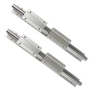 Estresen Linear Rail Guide SBR12 1050mm/ 41,34inches 12mm 2 pcs Linear Set CNC Parts + 4pcs SBR12LUU Block Bearings
