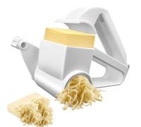 Estrico Stainless Steel Manual Rotary Cheese Grating Tool for Grating Zesting Chocolate Cheese 1Pcs
