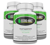 Estro-Halt 3 Pack - Advanced Estrogen Balance Support for Men & Women | Natural Indole-3-Carbinol & Broccoli Extract for Healthy Estrogen Metabolism -180 Capsules