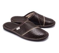 ESTRO Mens Slippers Men's Slipper Men House Shoes Leather Home Mule M66