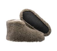 ESTRO Unisex Pure Sheep Warm Wool Slippers Boots Sheepskin ole (4 UK, Light Brown)