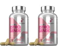 EstroGenix - Estrogen Tablets for Women (Highest Dosage in UK) Hormone Balance Supplement, Estrogen Booster Pills 60 Vegan Capsules (Pack of 2)