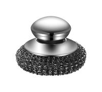 Estropajo De Platos De Acero Inoxidable Con Mango, Estropajo De Lana De Acero Resistente - Cepillo Para Fregar Ollas De Alta Resistencia,Cepillo De Limpieza De Cocina Para Platos, Cubiertos, Sartenes,