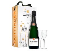 Estuche 1 botella Taittinger Brut Réserve + copas Gift