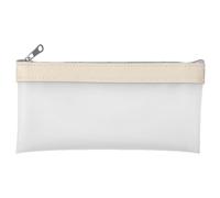 Estuche transparent para lápices - Estuche transparent para lápices, simple y de gran capacidad, hermoso estuche para lápices, adecuado para la oficina, útiles escolares, maquillaje y accesorios de