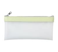 Estuche transparente para lápices - Estuche transparente para lápices, simple y de gran capacidad, hermoso estuche para lápices, adecuado para la oficina, útiles escolares, maquillaje y accesorios de,