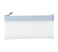 Estuche transparente para lápices - Estuche transparente para lápices, simple y de gran capacidad, hermoso estuche para lápices, adecuado para la oficina, útiles escolares, maquillaje y accesorios de,