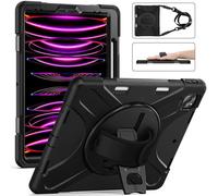 eSTUFF AUSTIN Defender Case for iPad Air 13 2026/2025/2024 - Black