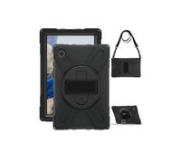 eSTUFF AUSTIN Defender Case with Hand Strap for Samsung Galaxy Tab A8 10.5 - Black