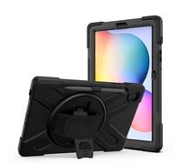 eSTUFF CHICAGO Full Body Defender Case for Samsung Galaxy Tab S6 Lite 2024/2022/2020 - Black (ES683540-BULK)