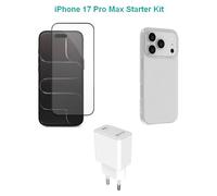 eSTUFF ES-KIT-IPH17PROMAX Smart Device Chargers - Charger, Cover & Glass Kit