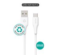 eSTUFF ES605270-BULK USB cable USB 2.0 1 m USB C USB A White