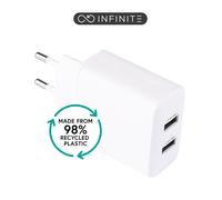 eSTUFF ES637005-BULK Smart Device Charger 24W 5V 2.4A USB White
