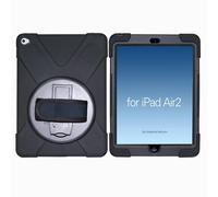 eSTUFF ES681542-BULK Tablet Case - 9.7" Cover Black Shockproof 360° Stand