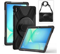 eSTUFF ES681863-BULK Tablet Case - Defender Black, MIL-STD-810H, Kickstand