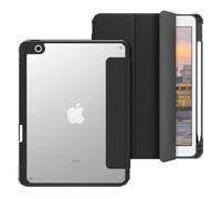 eSTUFF ES68200001-BULK NEW YORK Mirror Pencil Folio Case for Apple iPad 10.2 Black/Clear