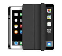 eSTUFF ES682085-BULK Tablet Folio Case for iPad 9.7, Black, Magnetic
