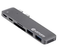 eSTUFF ES84122-GREY USB-C Slot-in Hub Pro Grey
