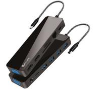 eSTUFF GLB235470 laptop dock/port replicator Black