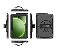 eSTUFF Rugged Case for Samsung Galaxy Tab Active5 with Hand Strap and Shoulder Strap, Black