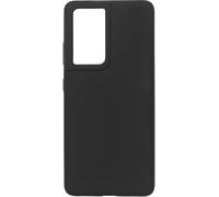 eSTUFF Silk-touch Silicone Case for Samsung Galaxy S21 Ultra 5G - Blac
