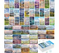 Estune 360 Pcs Scripture Cards Bible Verse Prayer Cards Christian for Women with Assorted Mini Inspirational Quotes Bible Gifts Encouragement for Men(Scenery)