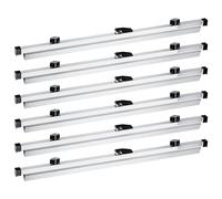 Estune 6 Pcs 24 Inches Blueprint Hanging Clamps Blueprint Binding Strips Blue Print Binder Clips Holders Storage for Blue Print Organizers, Poster, Maps, Construction Paper, Drawings, Arts, Plans
