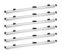 Estune 6 Pcs Blueprint Hanging Clamps Binding Strips Storage for Construction Paper Poster Plans Drawings Arts (30 Inches)