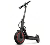 ESTVELO Electric Scooter for Adults, 350W-500W Motor, 20/30/32/45km Long Range, 8.5"/10" Air/Solid Tires, Dual Suspension, Foldable E Scooter (Black,30km Solid Tires)