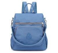 Estwell Women Backpack Ladies Rucksack Handbag Anti-theft Waterproof Nylon School Bag Travel Casual Daypack Fashion Shoulder Bag, Blue