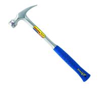 Estwing 22oz Smooth Face Straight Claw Framing Hammer with Vinyl Grip E3/22SR