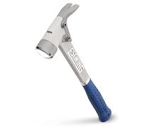 Estwing AL-PRO Aluminum Framing Hammer - 14 oz Straight Rip Claw with Smooth Face & Shock Reduction Grip - ALBL