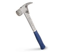Estwing AL-PRO Aluminum Framing Hammer Straight Rip Claw with Milled Face & Shock Reduction Grip - ALBLM,Silver,14 oz